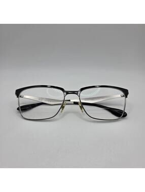Ray-Ban RB 6344 2861 Black Silver Metal Eyeglasses Eyewear Men